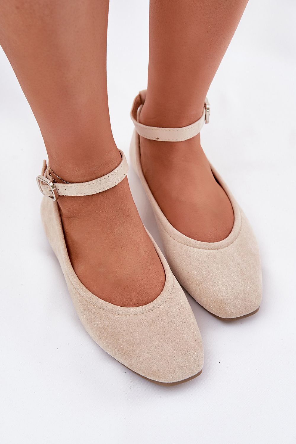   Baleriny Model Deomira 9988-80 Beige - Step in style 