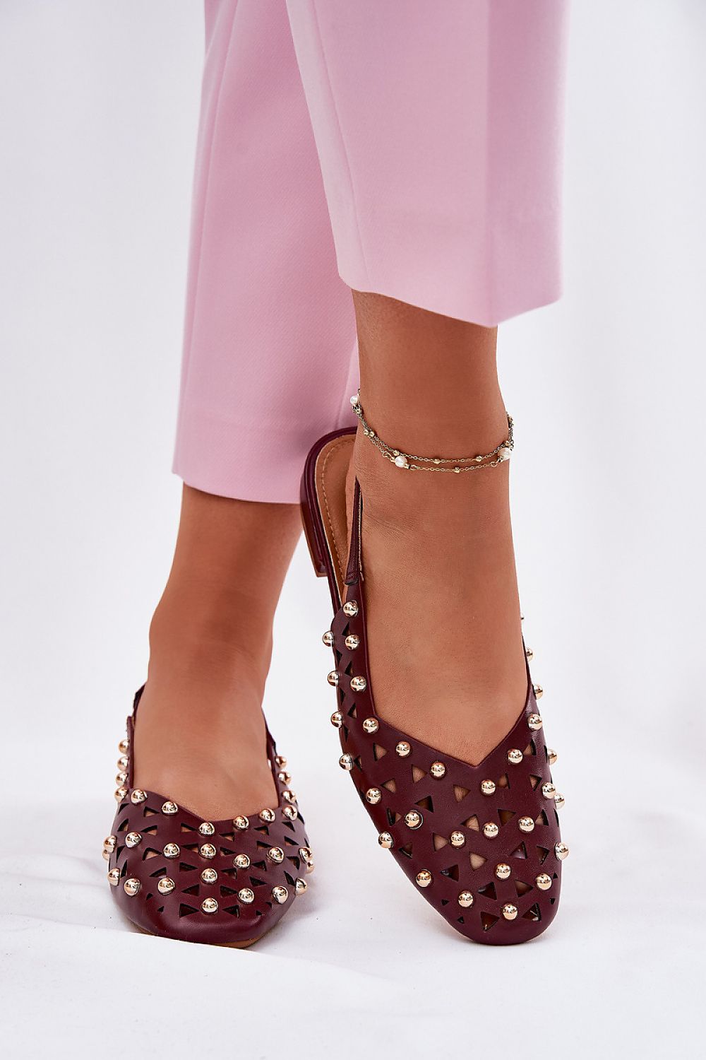   Baleriny Model Nilarisela G471 Bordo - Step in style 