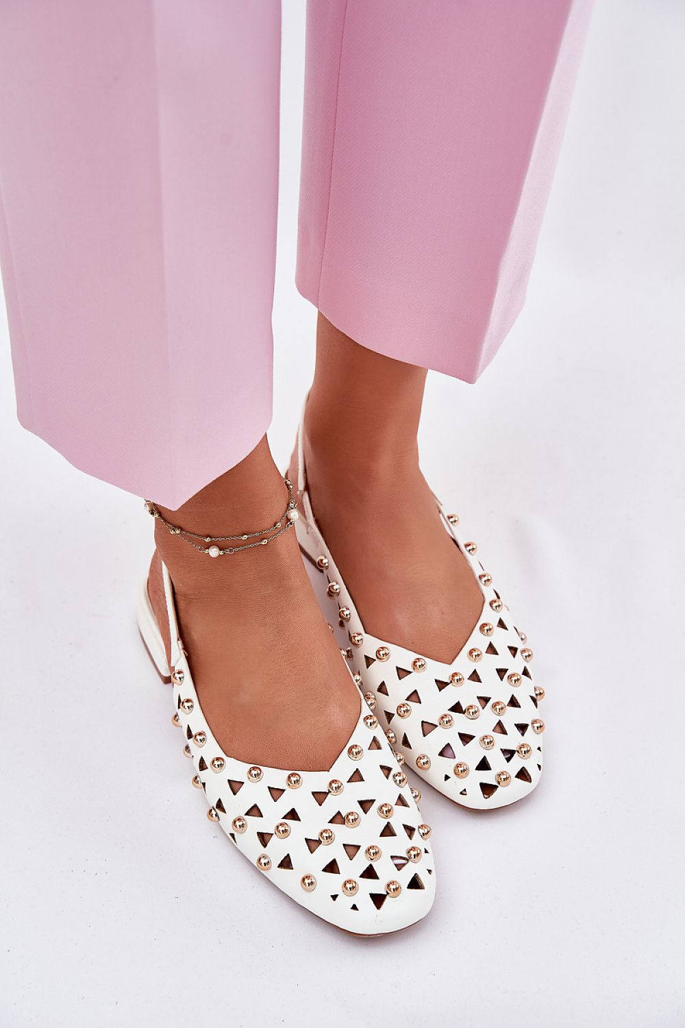   Baleriny Model Nilarisela G471 White - Step in style 