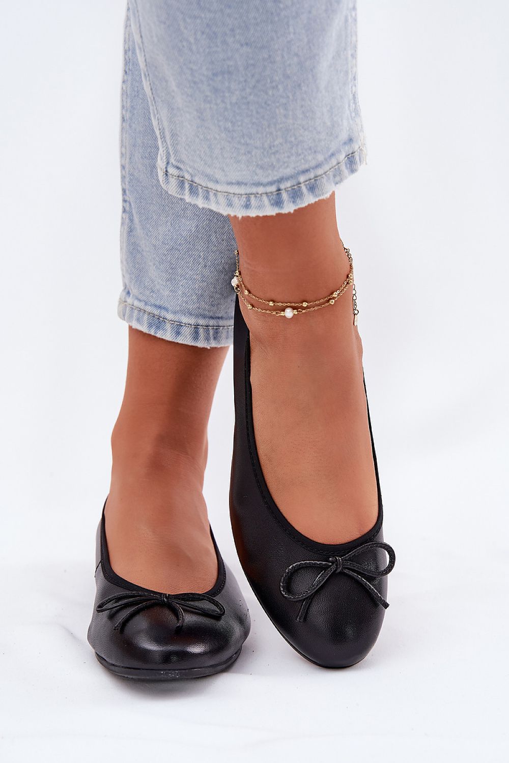   Baleriny Model Maciejka P6800-01 Black - Step in style 