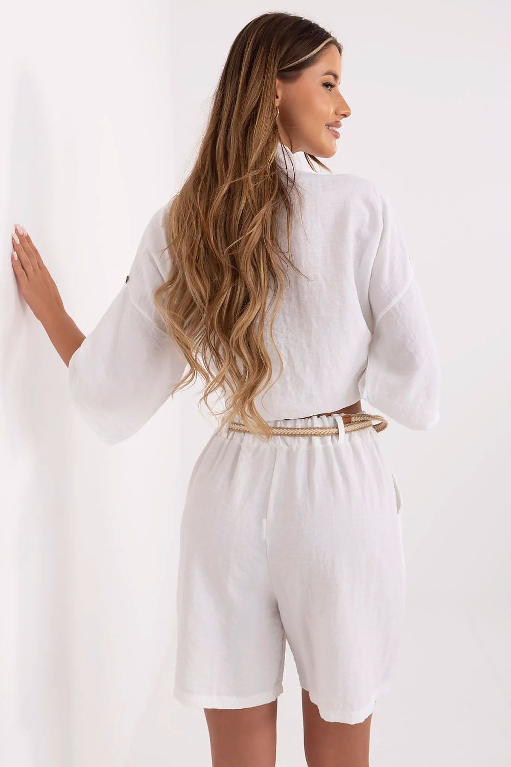   Szorty Damskie Model MI-SN-6620.72P White - Italy Moda 