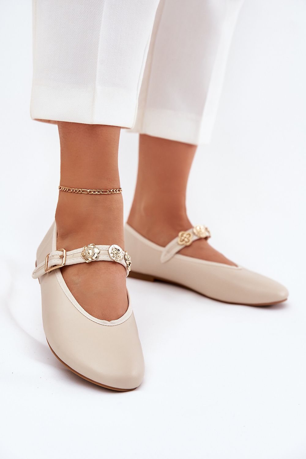   Baleriny Model Firicene 1860 Beige - Step in style 