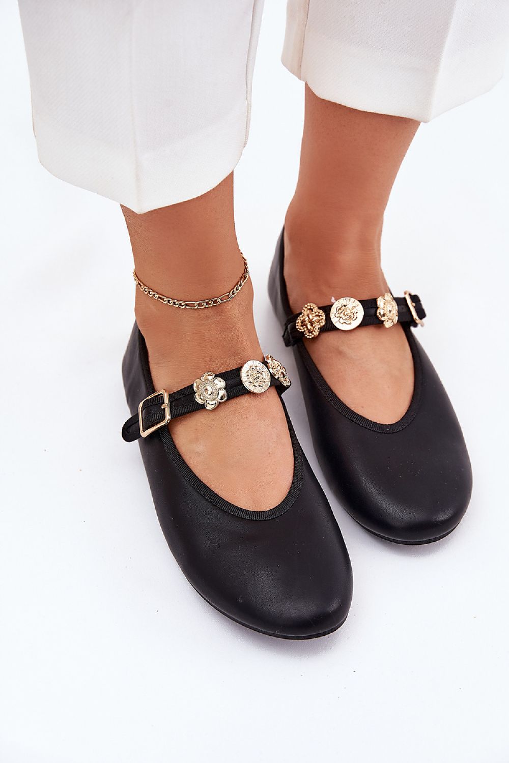   Baleriny Model Firicene 1860 Black - Step in style 