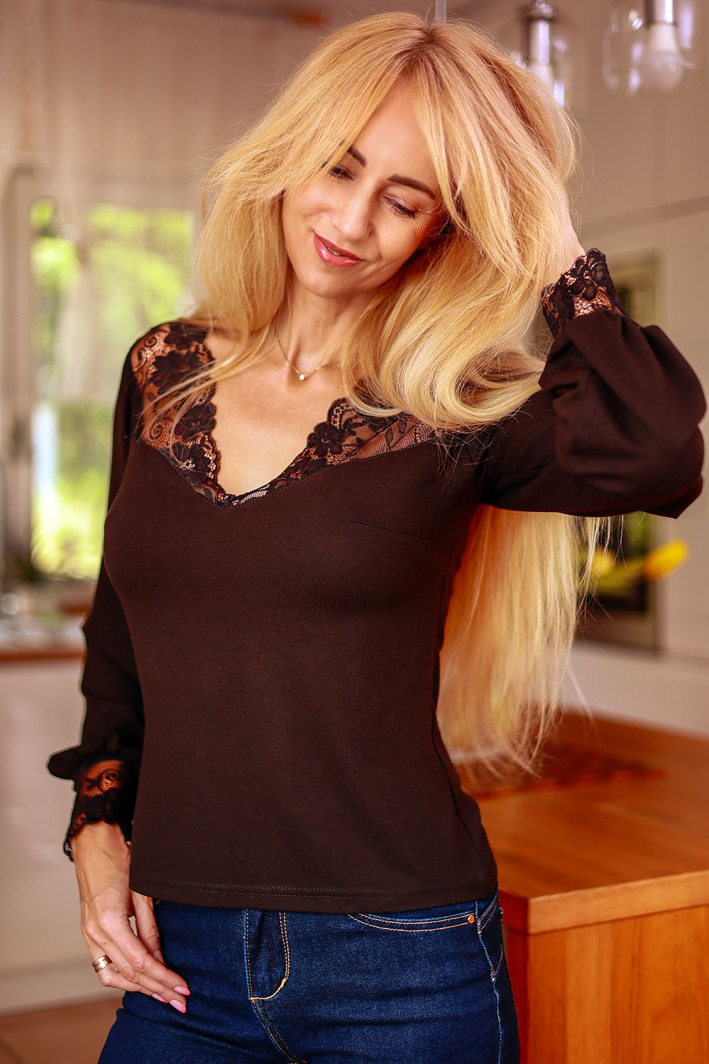   Bluzka Model Laila Black - Mirale 