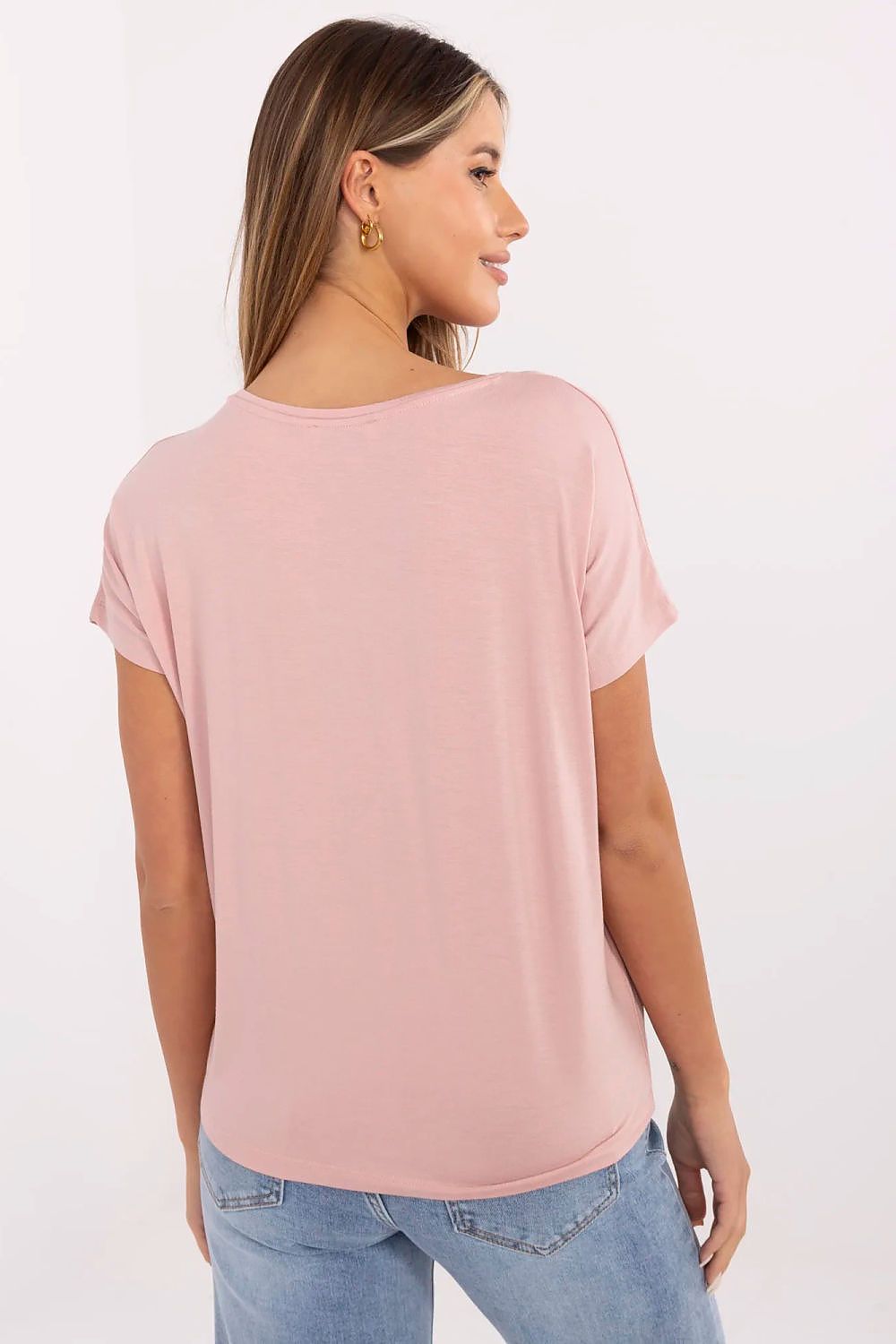   Tshirt Damski Model D12100M02737A Light Pink - Sublevel 