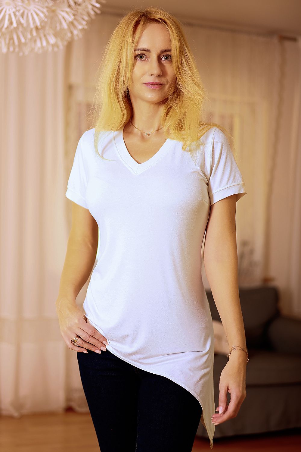   Bluzka Model Aria Ecru - Mirale 
