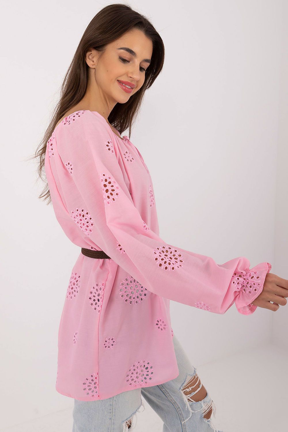   Bluzka Model LK-BZ-509747.80 Pink - Lakerta 