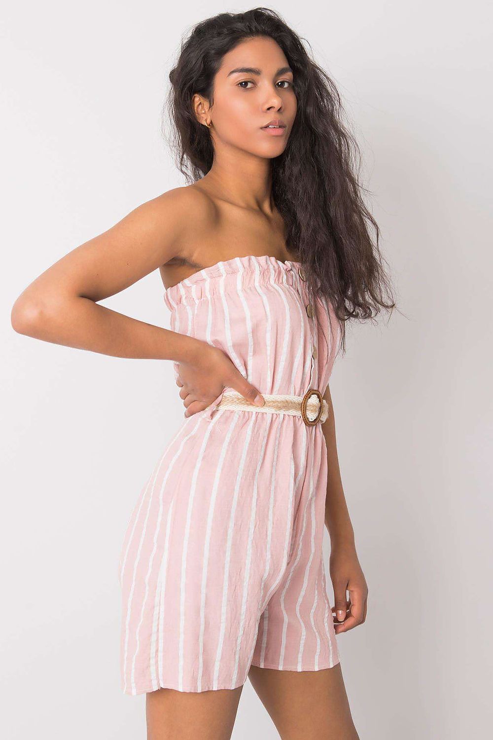   Kombinezon Model 361-KO-03042021.35 White/Pink - Rue Paris 