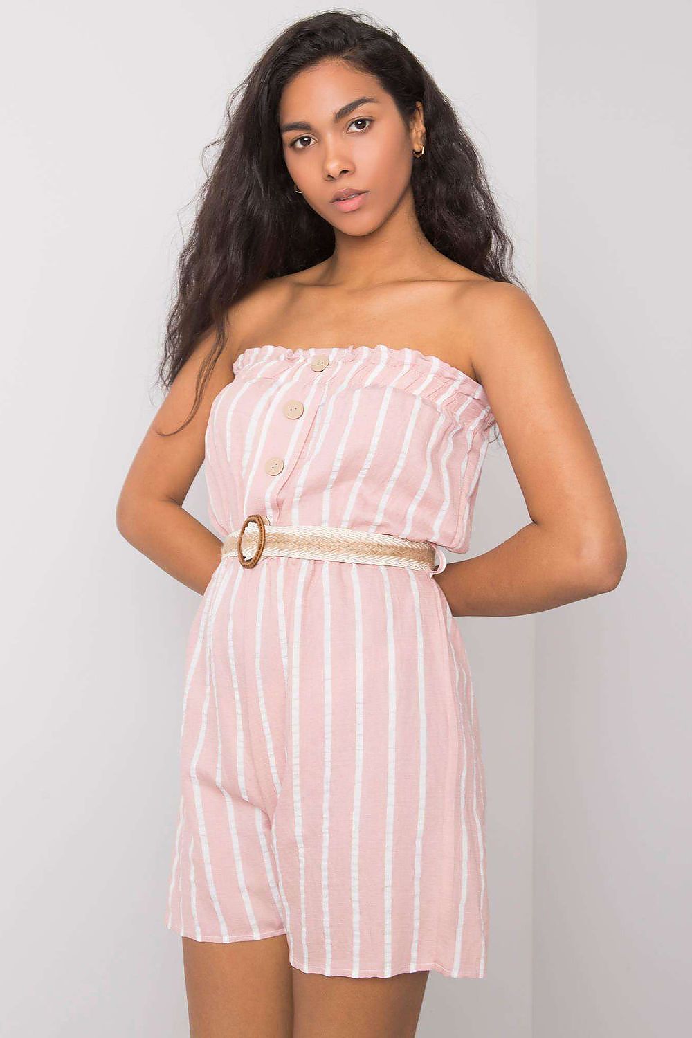   Kombinezon Model 361-KO-03042021.35 White/Pink - Rue Paris 