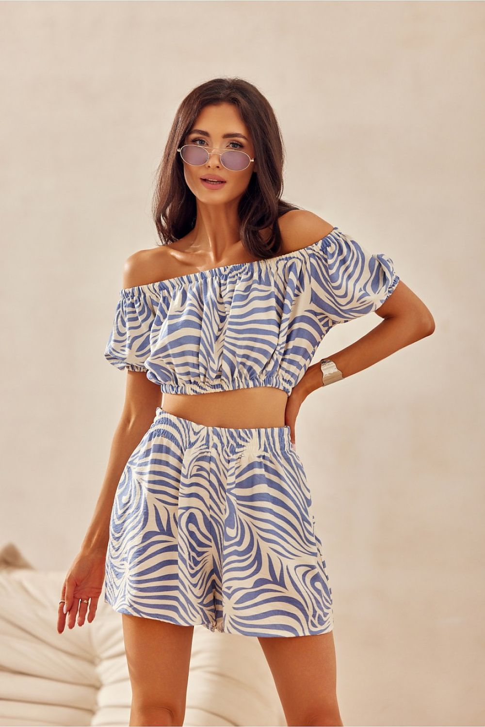   Szorty Damskie Model Ilaria SPN0010 L05 - Roco Fashion 