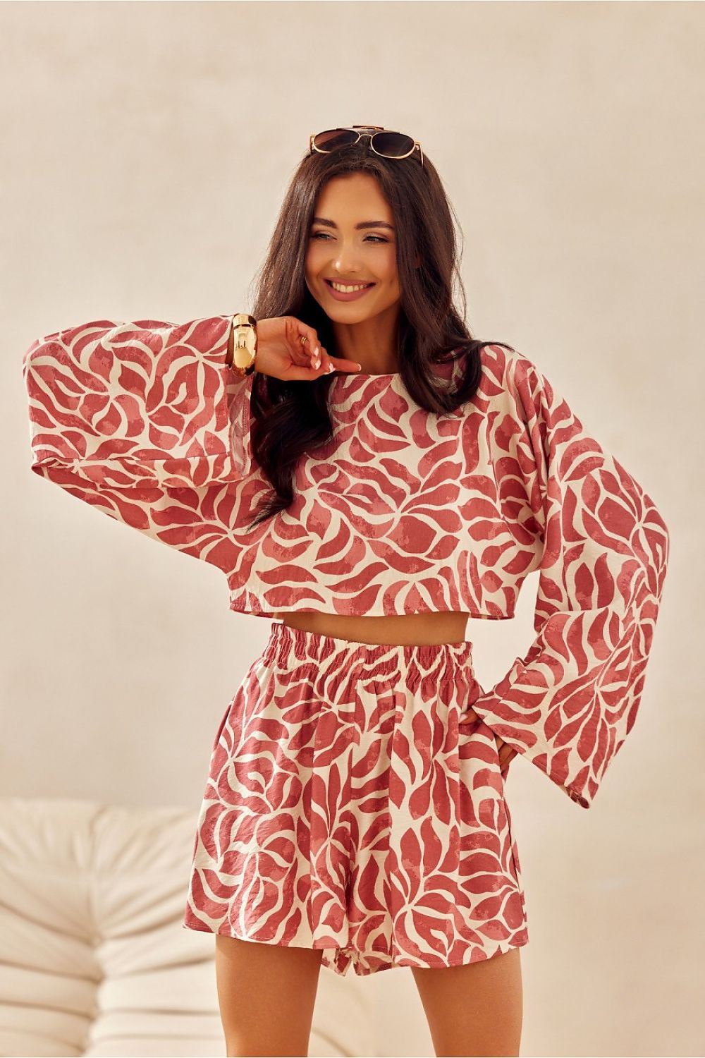   Szorty Damskie Model Ilaria SPN0010 L03 - Roco Fashion 