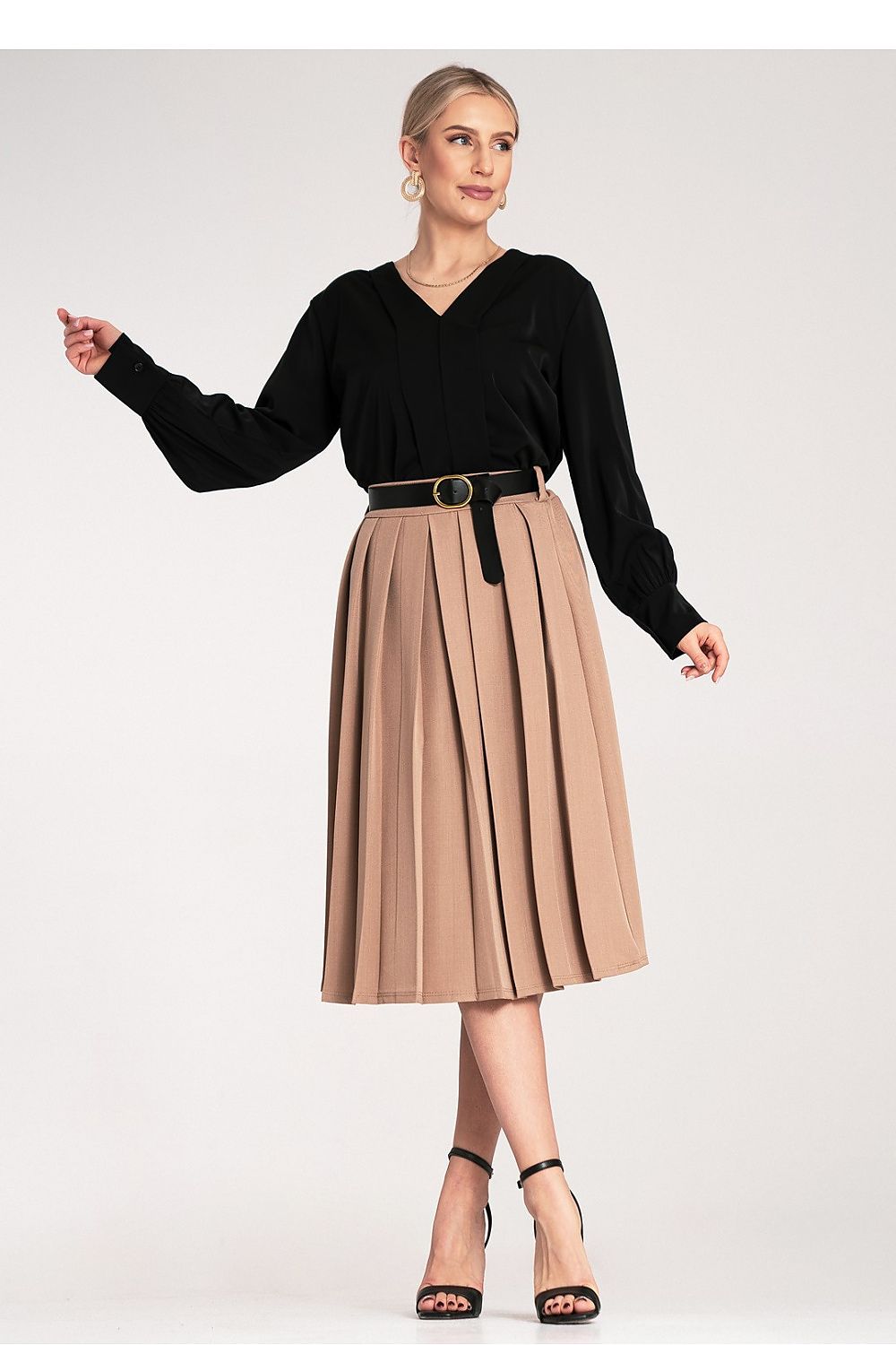  Spódnica Model M1154 Beige - Figl 