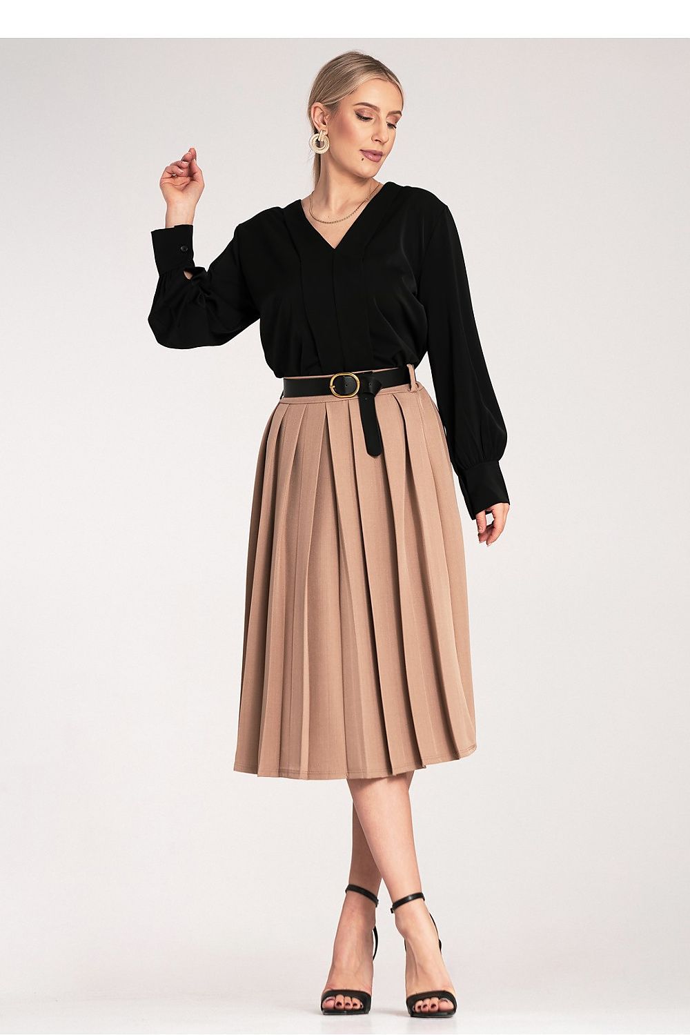  Spódnica Model M1154 Beige - Figl 