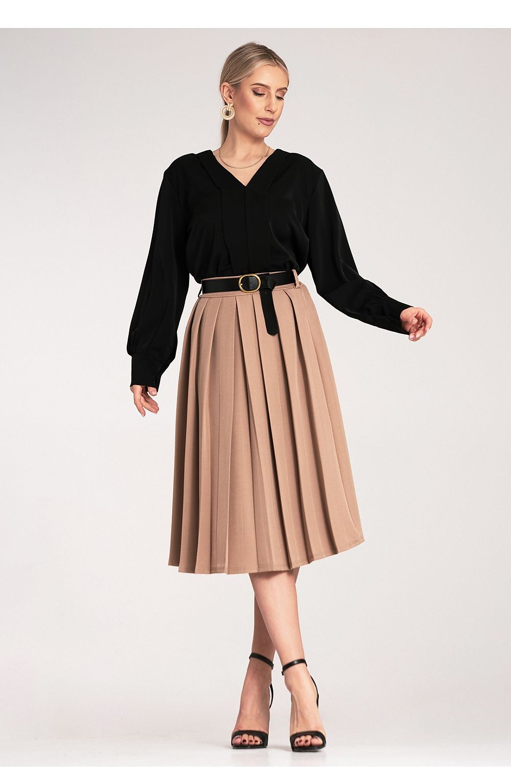  Spódnica Model M1154 Beige - Figl 
