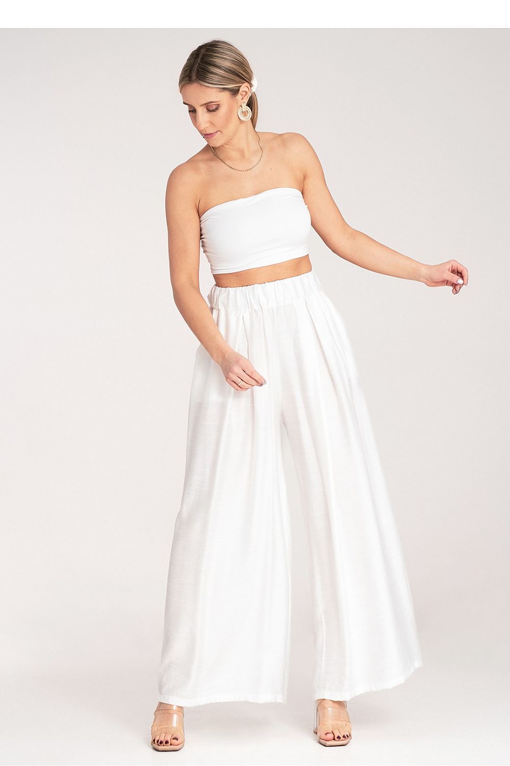  Spodnie Damskie Model M1158 White - Figl 
