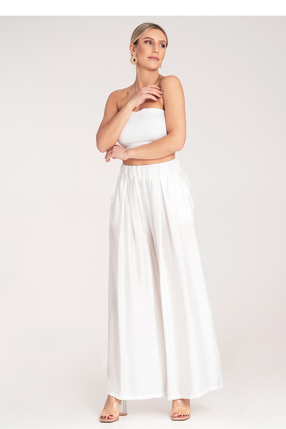  Spodnie Damskie Model M1158 White - Figl 