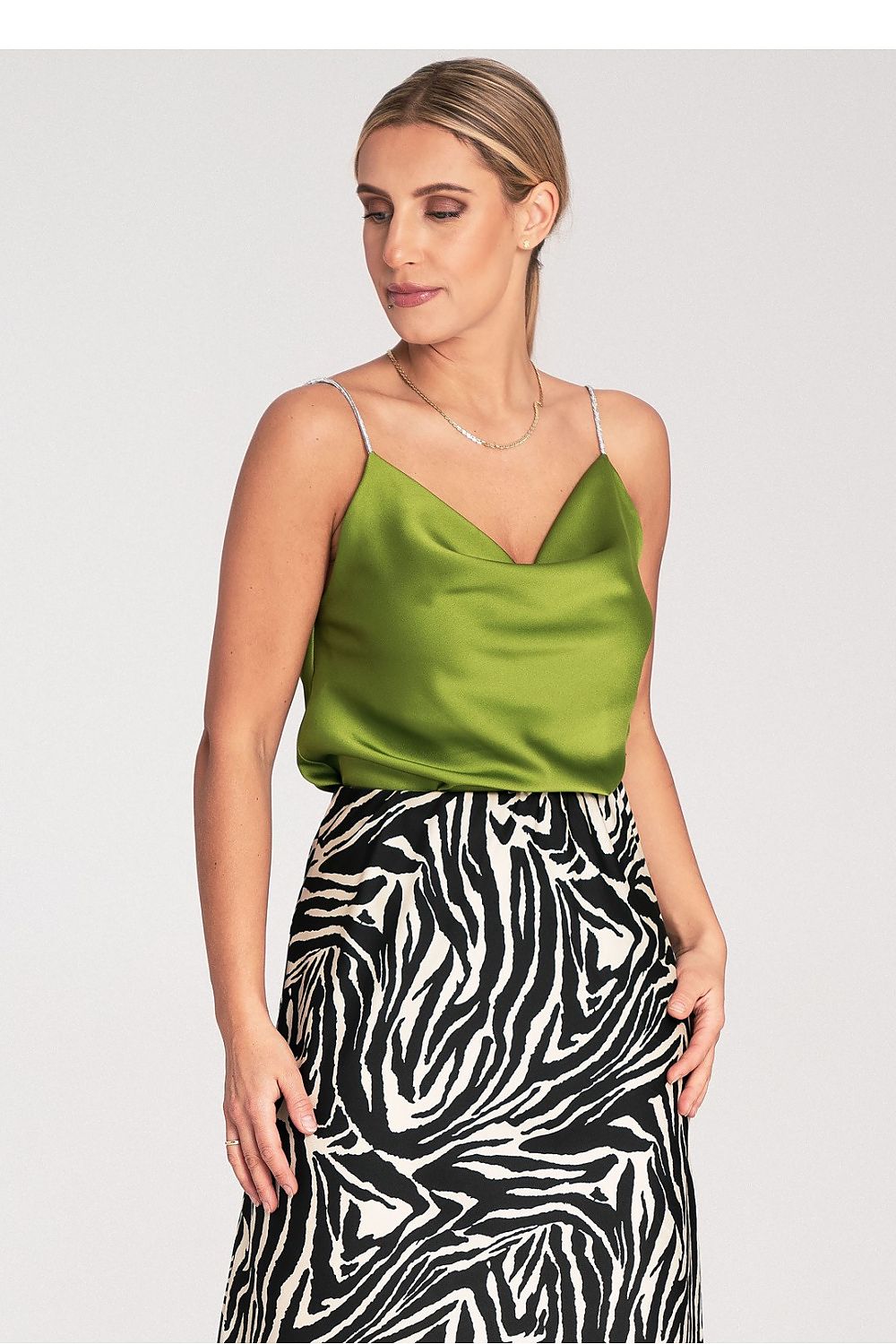  Koszulka Top Model M1099 Green - Figl 