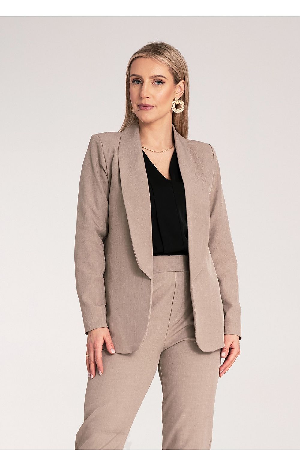   Żakiet Model M1175 Dark Beige - Figl 
