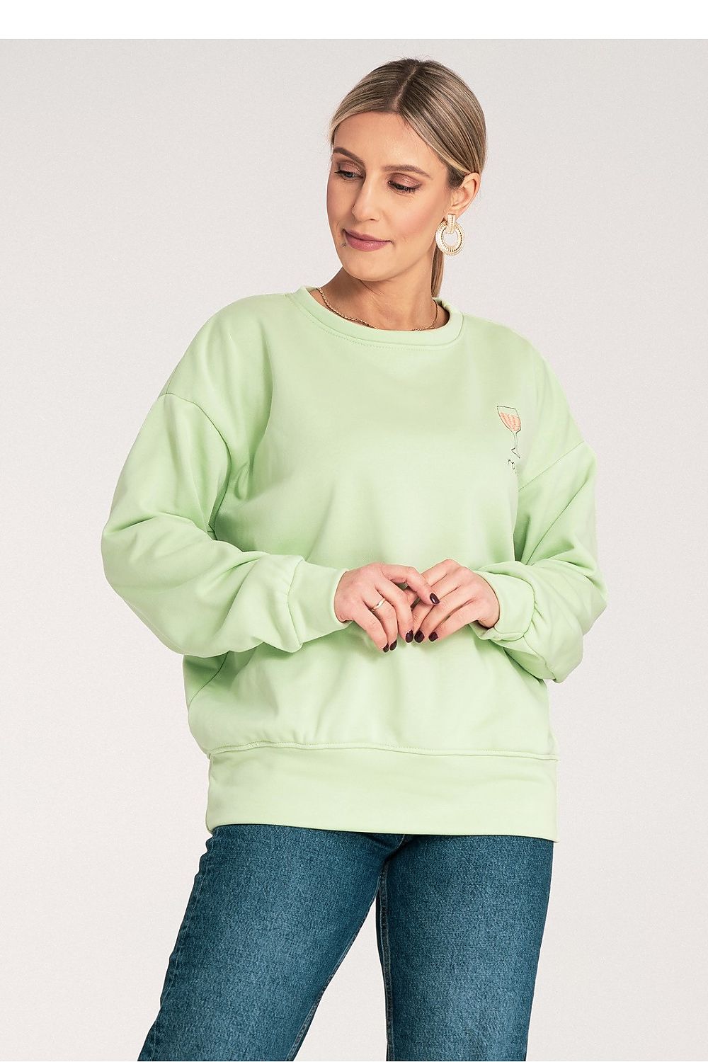   Bluza Damska Model M1152 Green - Figl 