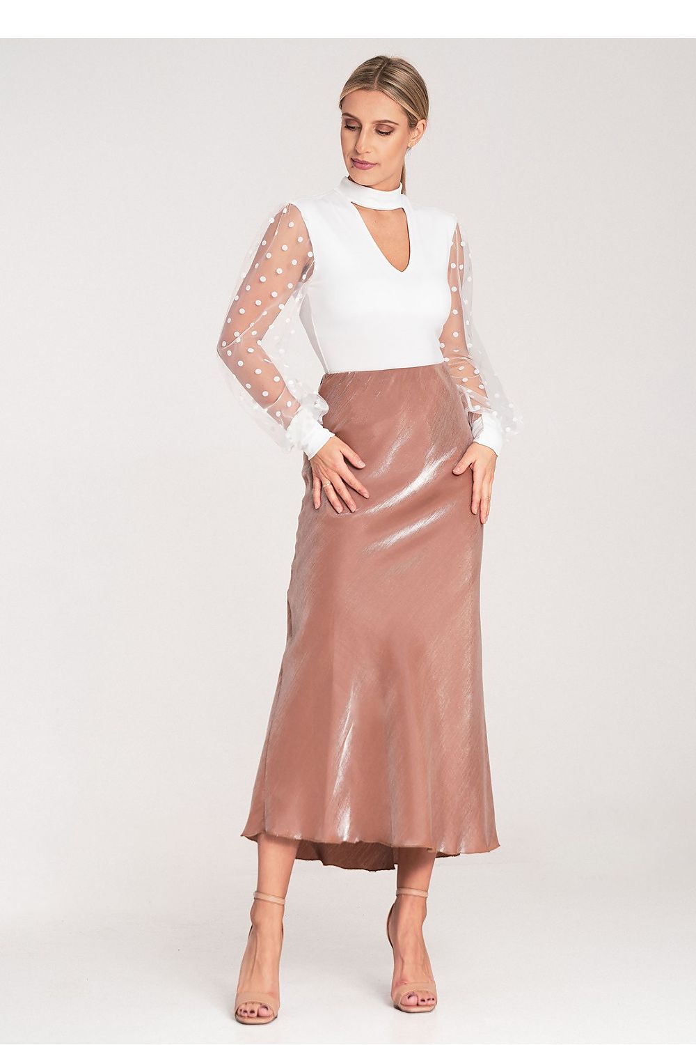  Spódnica Model M1084 Beige - Figl 