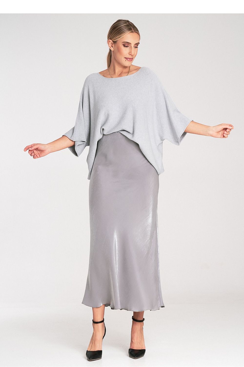  Spódnica Model M1084 Grey - Figl 