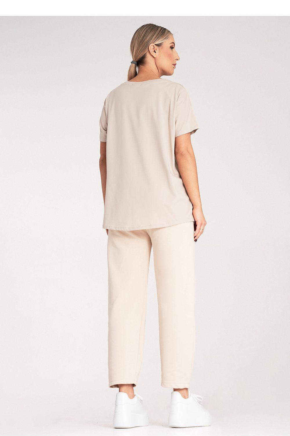   Tshirt Damski Model M1164 Beige - Figl 