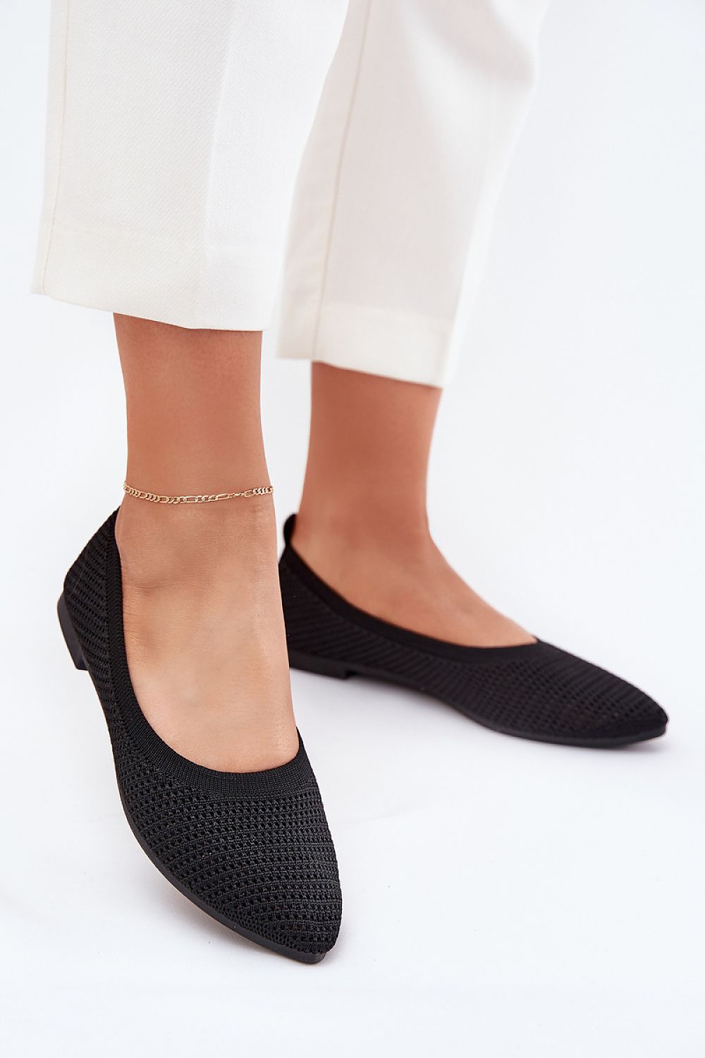   Baleriny Model Sarina ZA43P Black - Step in style 
