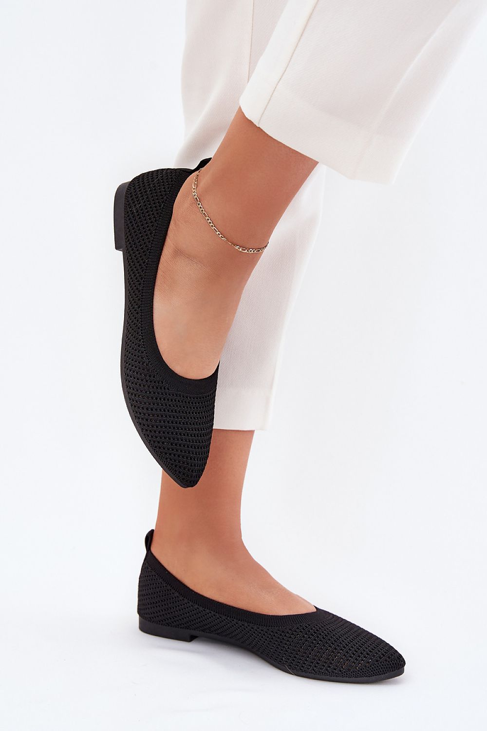   Baleriny Model Sarina ZA43P Black - Step in style 