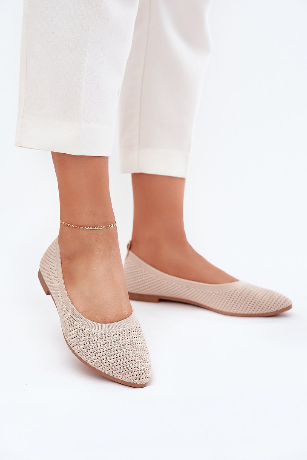   Baleriny Model Sarina ZA43P Beige - Step in style 