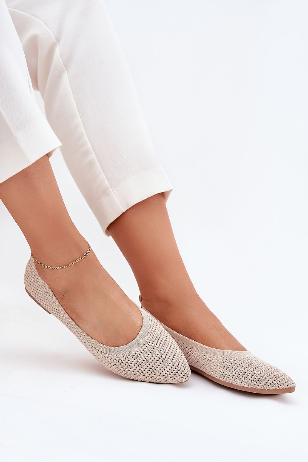   Baleriny Model Sarina ZA43P Beige - Step in style 