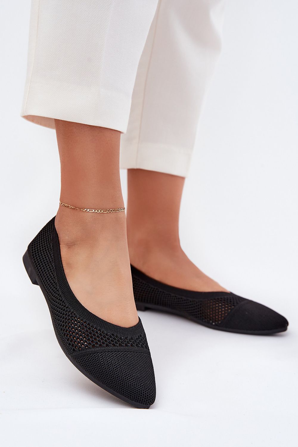   Baleriny Model Alvona ZA42P Black - Step in style 