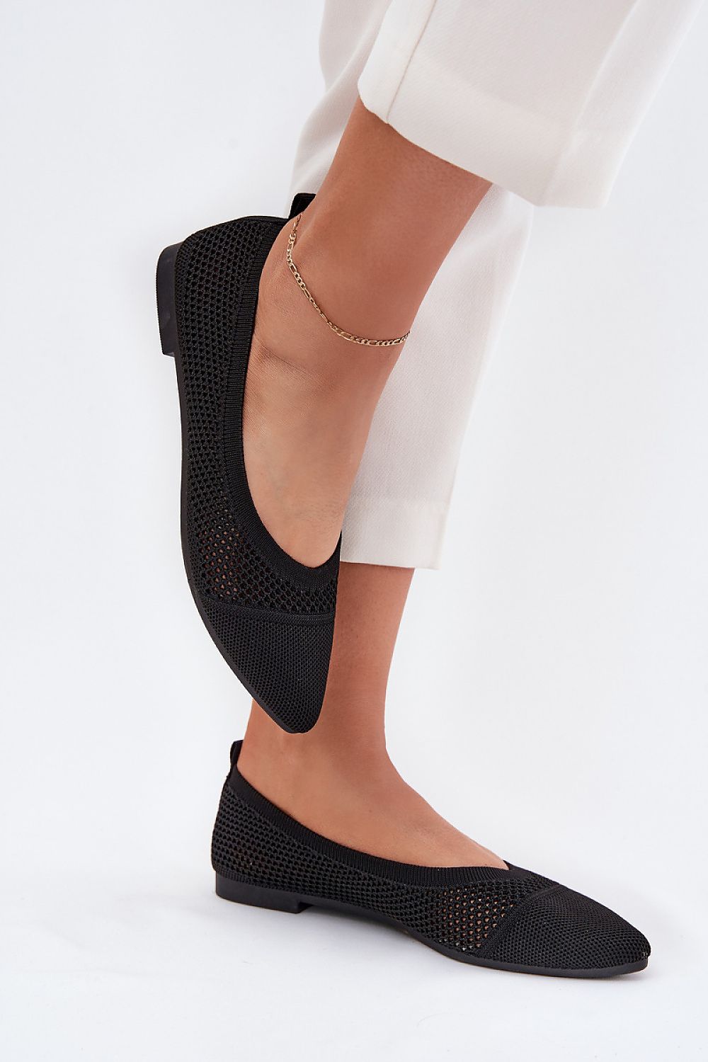   Baleriny Model Alvona ZA42P Black - Step in style 
