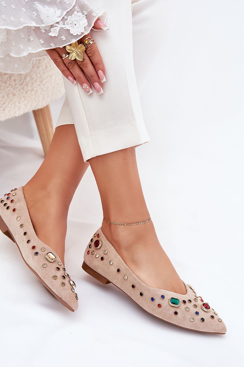   Baleriny Model Valena JH525P Beige - Step in style 