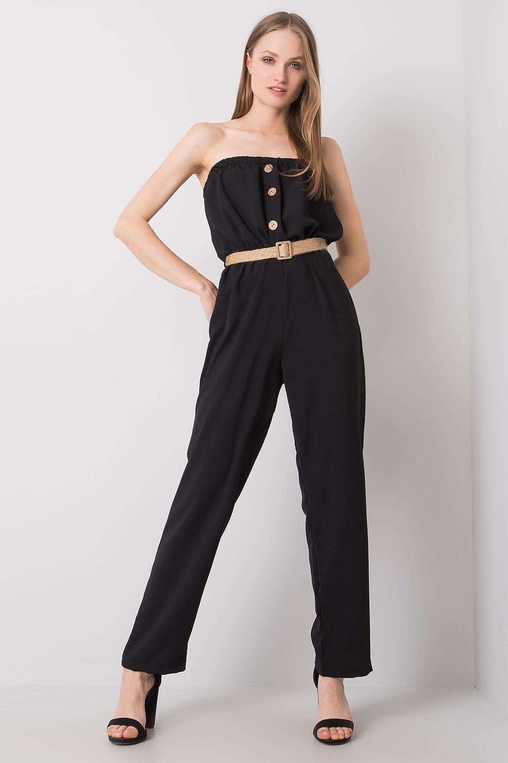   Kombinezon Model 361-KO-01042021.27 Black - Rue Paris 