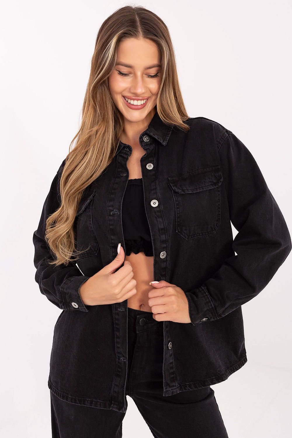   Kurtka Damska Model D80026BI11280B158 Black - Sublevel 
