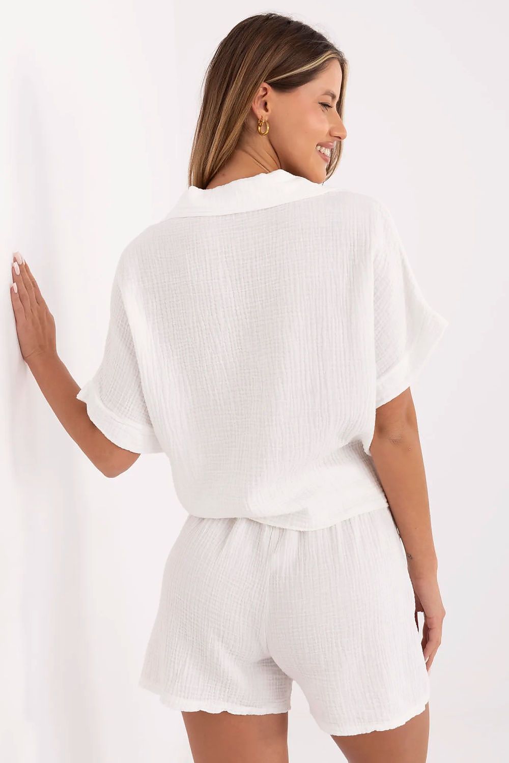   Szorty Damskie Model MO-SN-9717.95 White - Italy Moda 