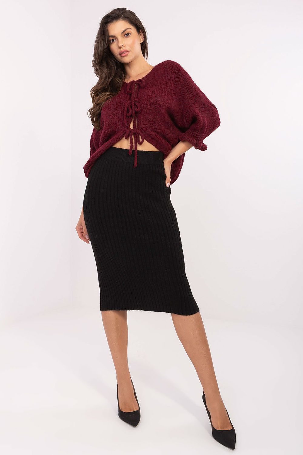 Spódnica Model D93020M50243A3 Black - Sublevel 