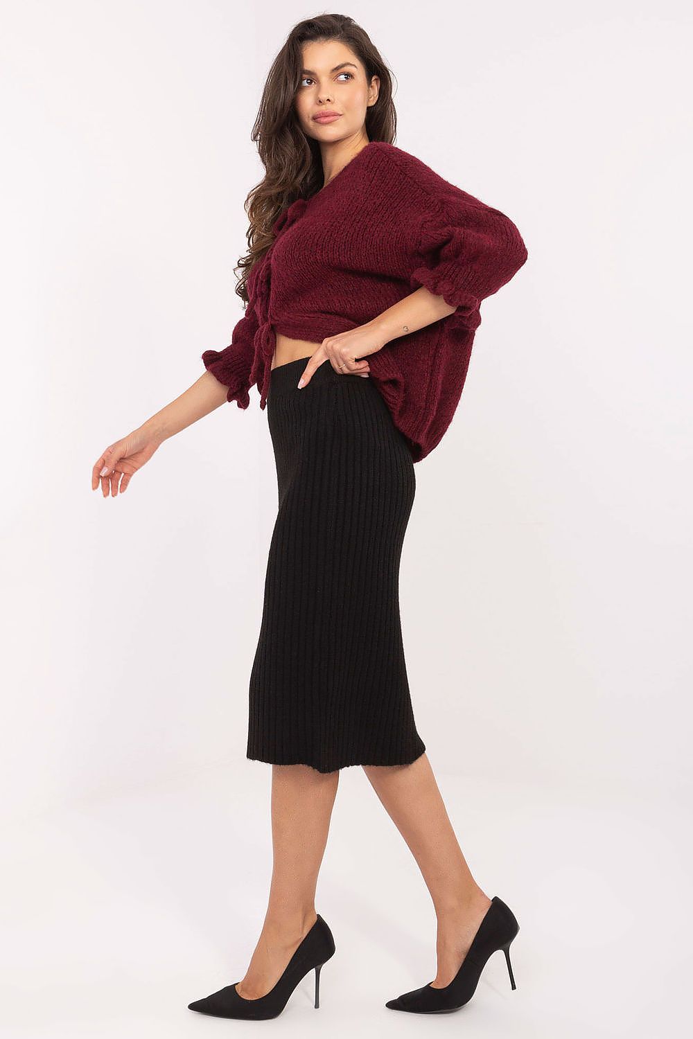  Spódnica Model D93020M50243A3 Black - Sublevel 