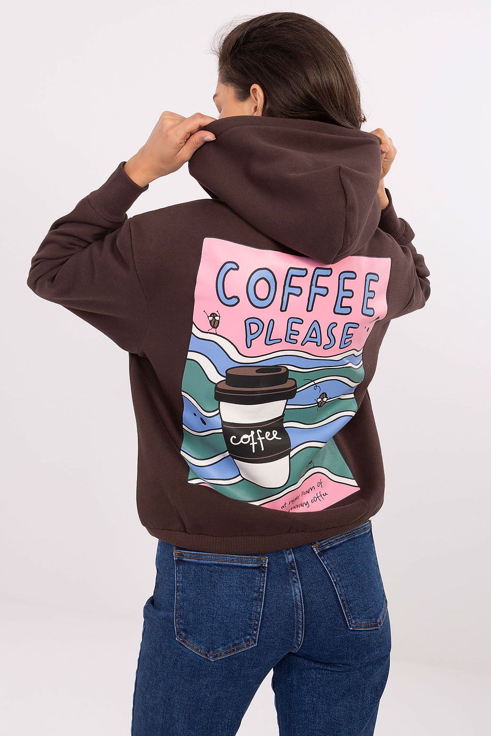   Bluza Damska Model D10608BC02654E Dark Brown - Sublevel 