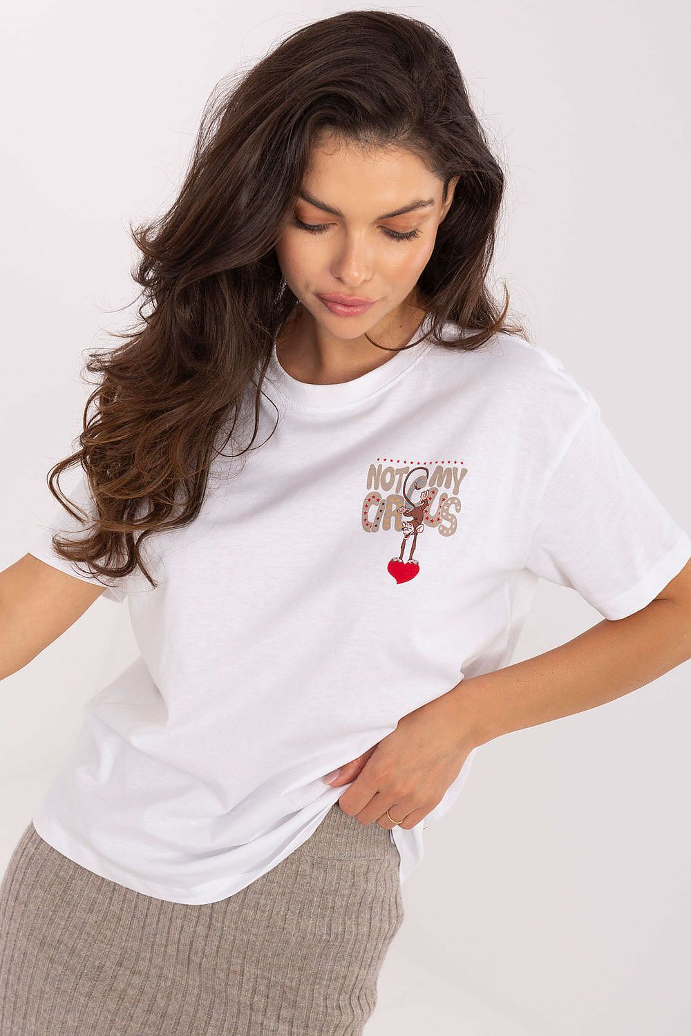   T-shirt Damski Model D12022AI02645S White - Sublevel 