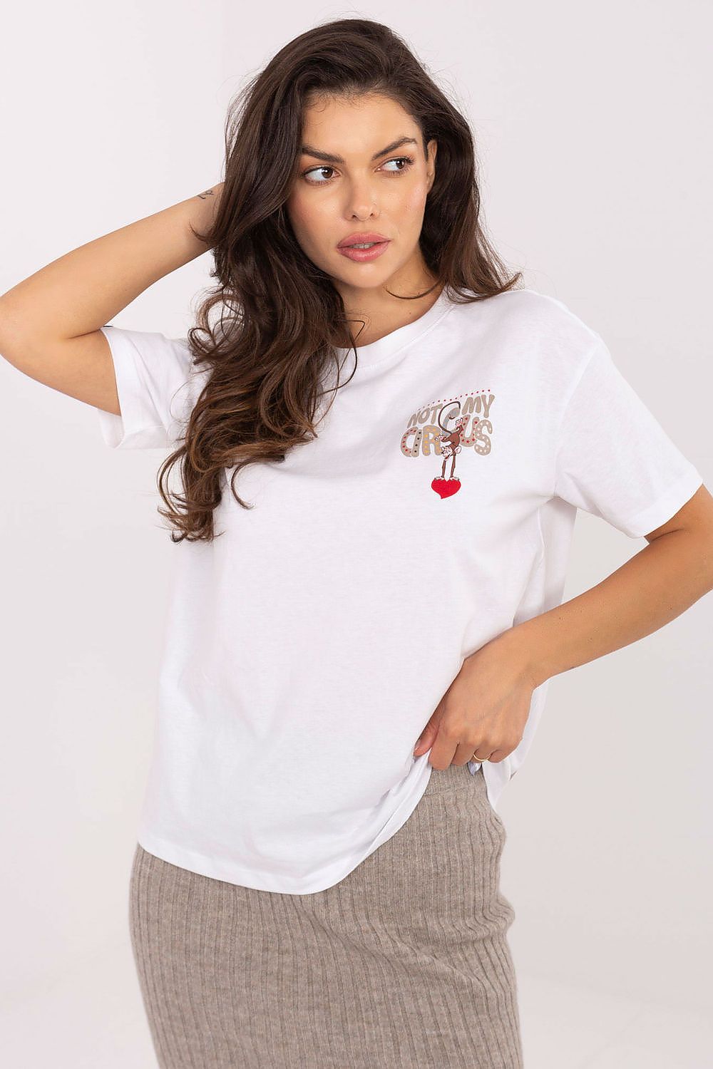   T-shirt Damski Model D12022AI02645S White - Sublevel 