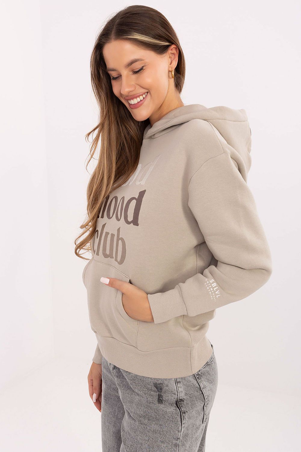   Bluza Damska Model D10608BC02802A2NO Light Beige - Sublevel 
