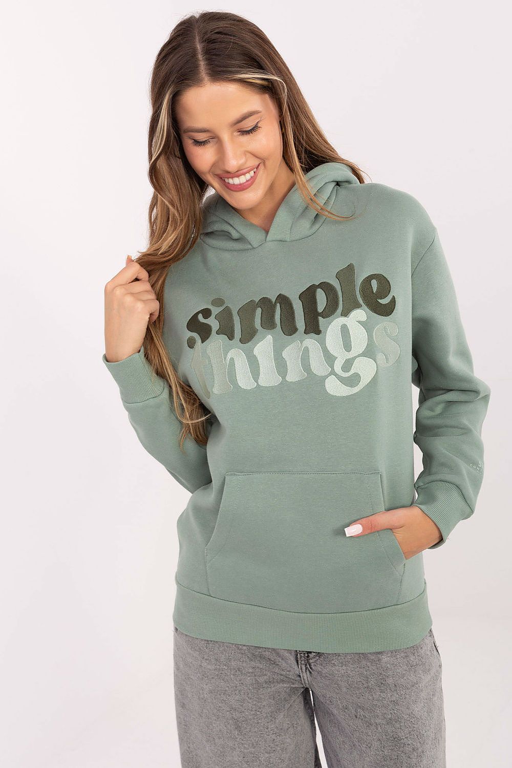   Bluza Damska Model D10608BC02802A3NO Pistacja - Sublevel 