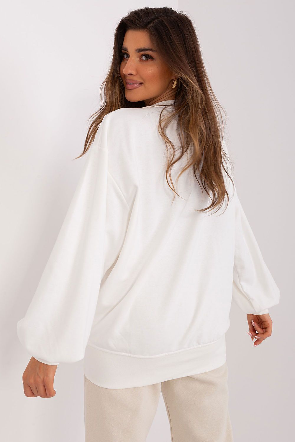   Bluza Damska Model EM-BL-716.14 Ecru - Ex Moda 