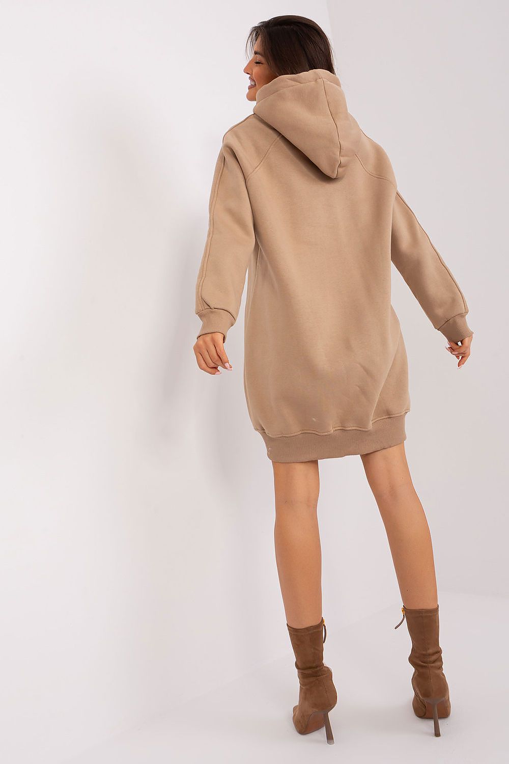   Bluza Damska Model EM-BL-704.99P Dark Beige - Ex Moda 