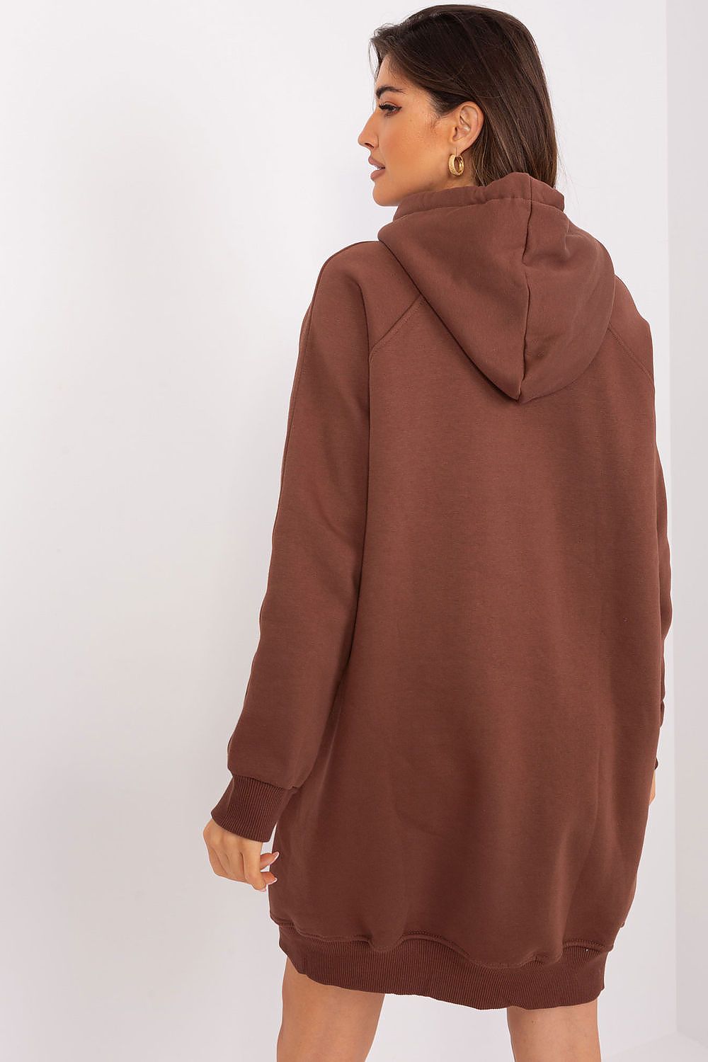   Bluza Damska Model EM-BL-704.99P Brown - Ex Moda 