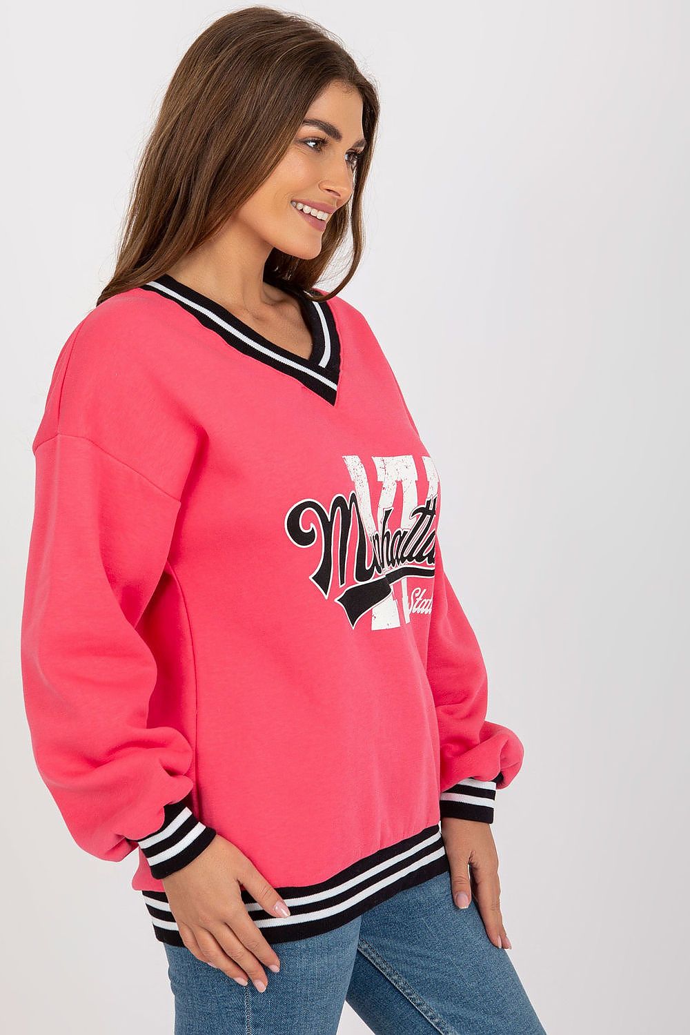   Bluza Damska Model EM-BL-754.86 Coral - Ex Moda 
