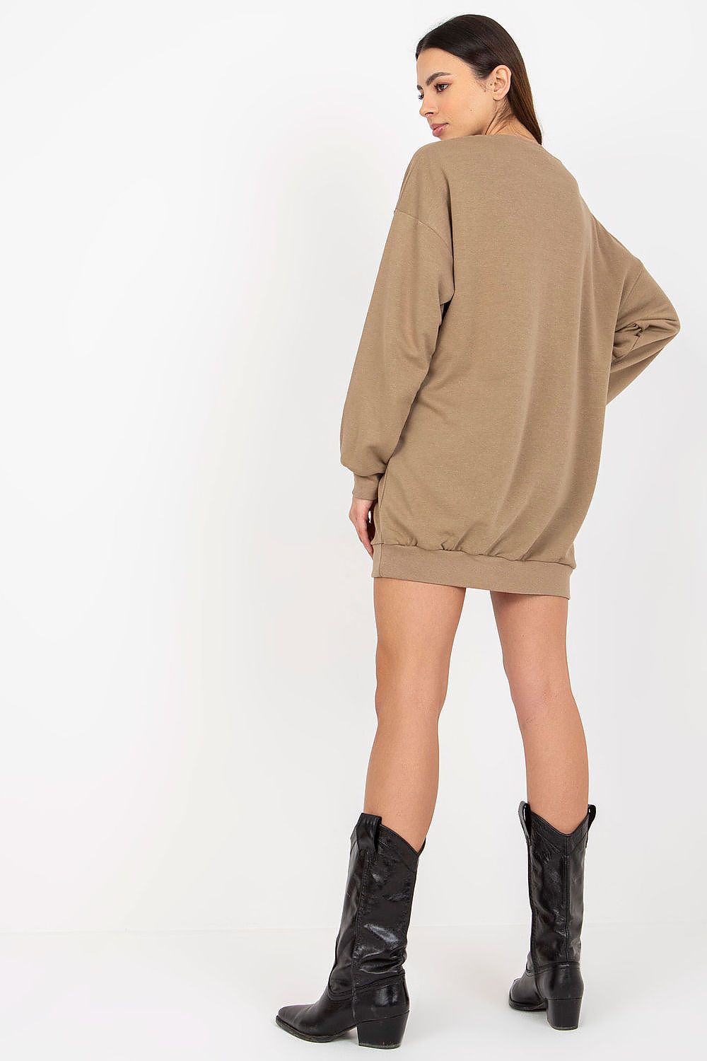   Bluza Damska Model EM-BL-U719.82P Dark Beige - Ex Moda 