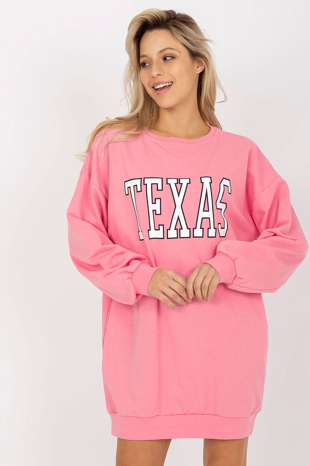   Bluza Damska Model EM-BL-U719.82P Pink - Ex Moda 