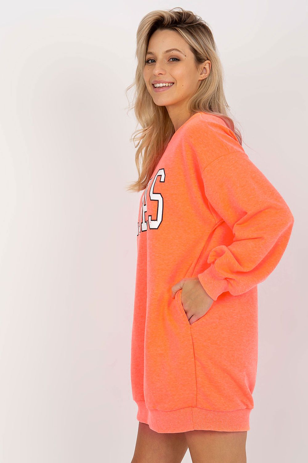   Bluza Damska Model EM-BL-U719.82P Fluo Orange - Ex Moda 
